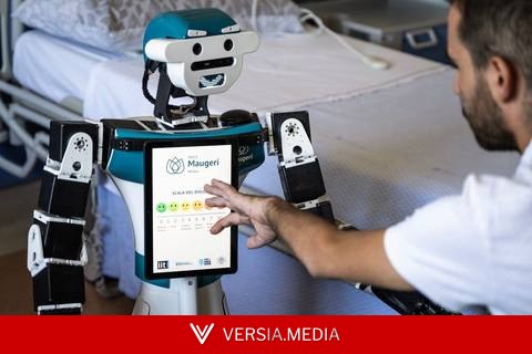 Hospital italiano testa robô que conversa com pacientes e auxilia equipes de saúde