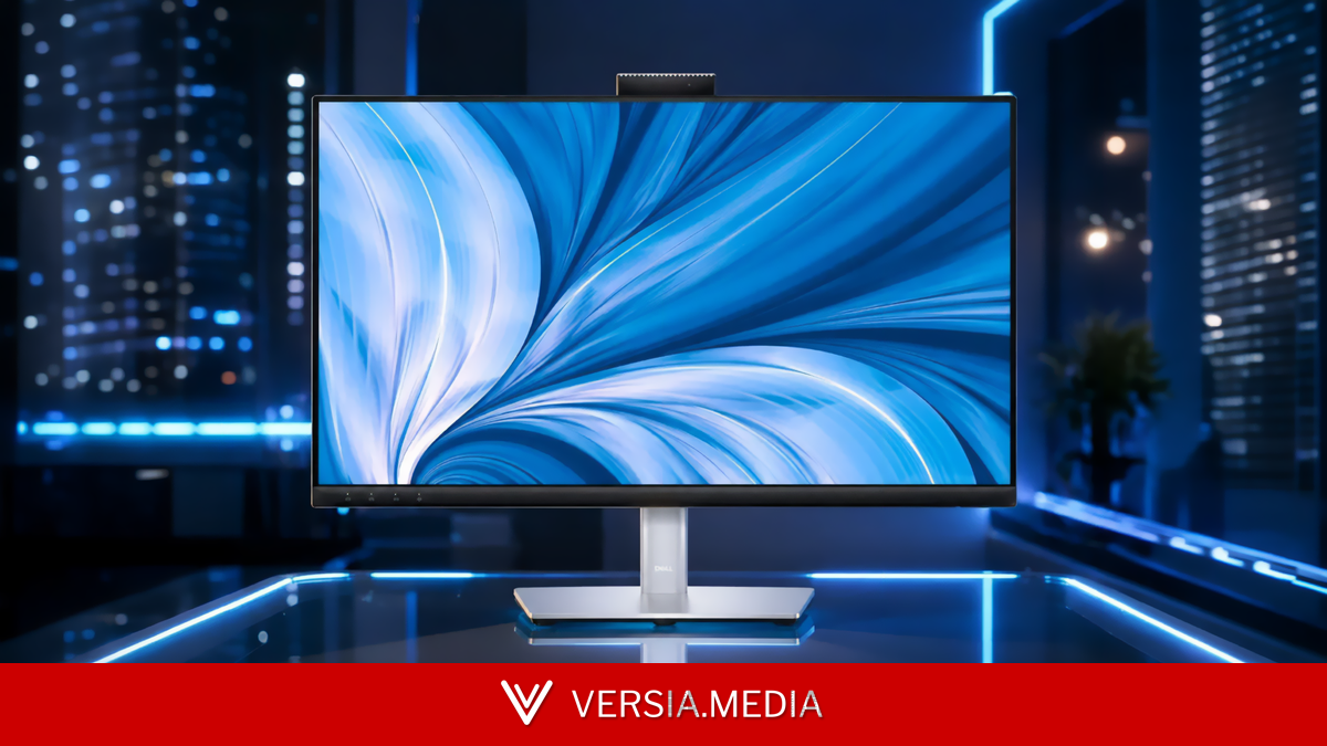 Monitor Dell de 24” transforma reuniões online em experiências melhores