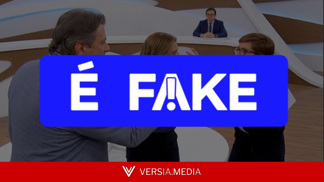 É #FAKE que Renata Lo Prete e Haddad brigaram em programa de TV; post usa IA e impulsiona site de investimento de alto risco — Tech | Versia.media
