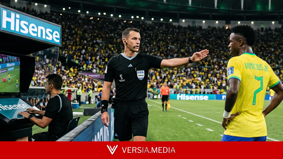 Marca de telas do VAR da Copa brinca: “não nos responsabilizamos por mau uso”