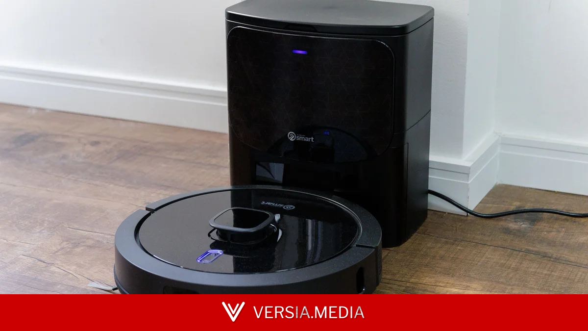 Robô aspirador com base 2 em 1 despenca para R$ 1.099 no Pix