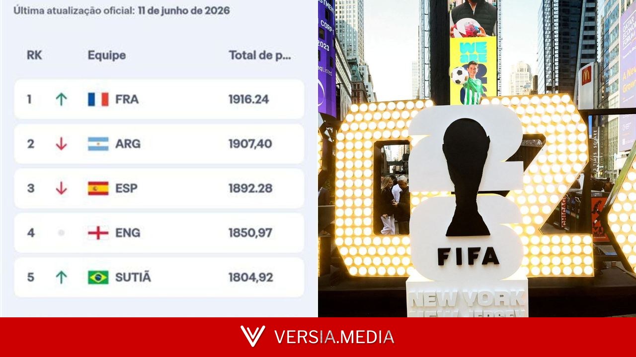 'Brasil' vira 'sutiã' no ranking da Fifa traduzido para o português; entenda