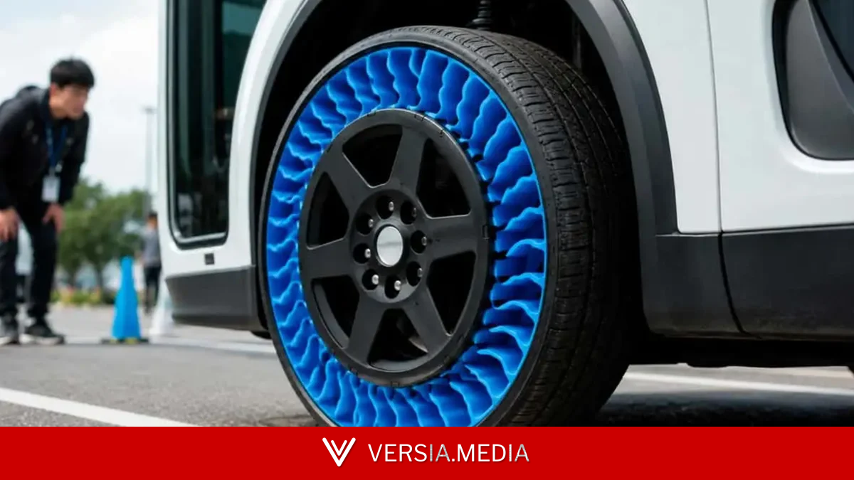 Nova tecnologia de pneu que roda sem ar e não fura estreia nas ruas