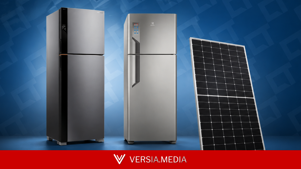 Quantas placas solares precisa para rodar uma geladeira grande o dia todo?