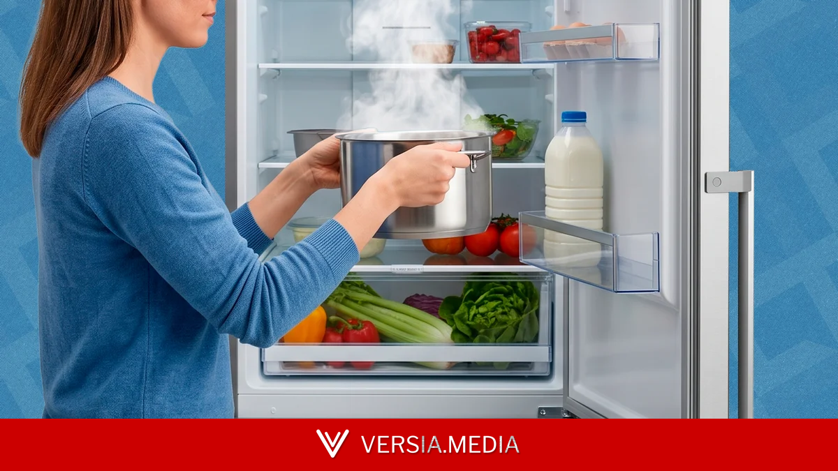 Guardar panela quente na geladeira estraga o motor ou só gasta mais energia?